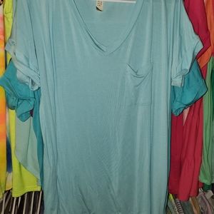 Size medium flamingo brand boyfriend tees